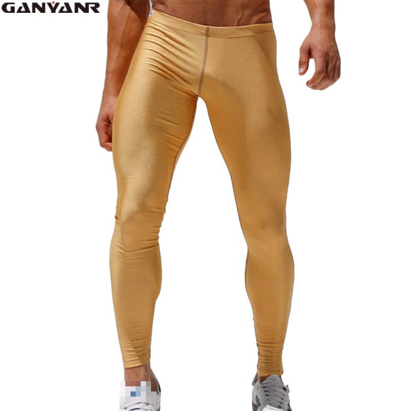 Compression Long Pant - Ganyanrランニングタイツメンズコンプレッションパンツバスケットボールヨガスポーツレギンスフィットネスジムアスレチックロングクイックドライジョギングトレーニング