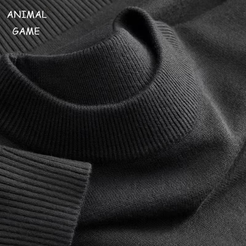 Thermal Long John - メンズカジュアルモックタートルネック Tシャツ長袖サーマルプルオーバー基本軽量アンダーシャツセーター冬暖かいストリート