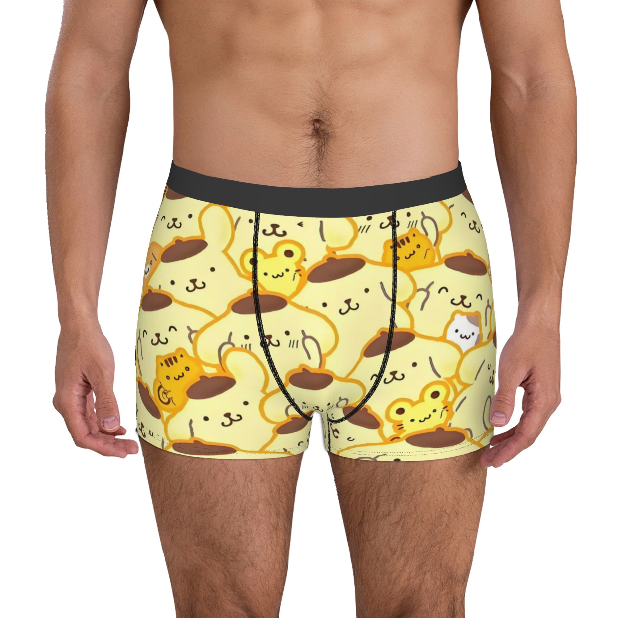漫画ポムポムプリン下着男性プリントアニメかわいいボクサーパン - Boxer Shorts Modal のレビューと価格