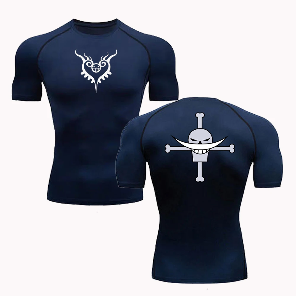 夏男性日焼け防止服アニメ Tシャツフィットネス速乾性ランニン - T Shirt Tight Fit のレビューと価格