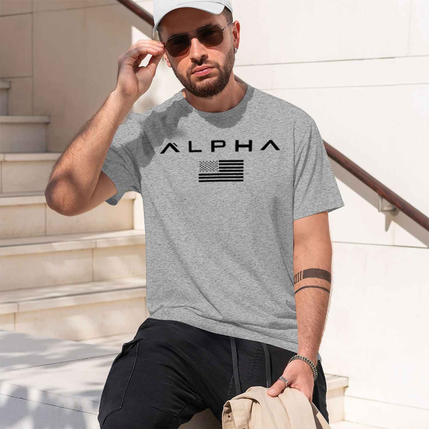 メンズプリントラウンドネックフィットネスベストアンダーシャツ - Undershirt Crew Neck のレビューと価格