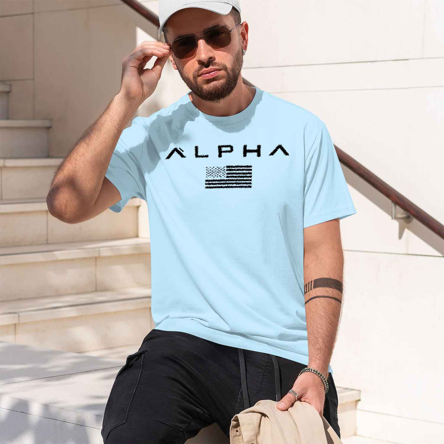 メンズプリントラウンドネックフィットネスベストアンダーシャツ - Undershirt Crew Neck のレビューと価格