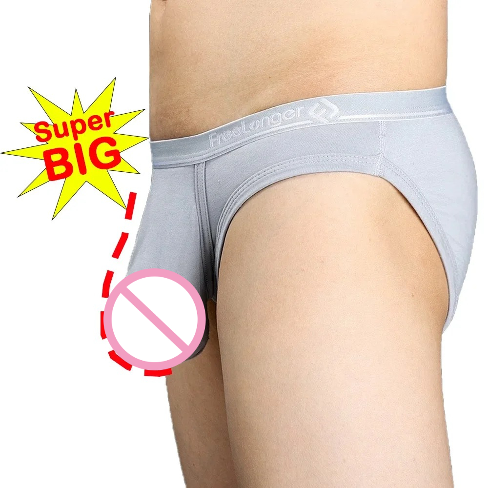 超薄型男性用ブリーフ、特大ペニス用ポーチ付き、モーダル弾性セ - Pouch Boxer Pouch のレビューと価格