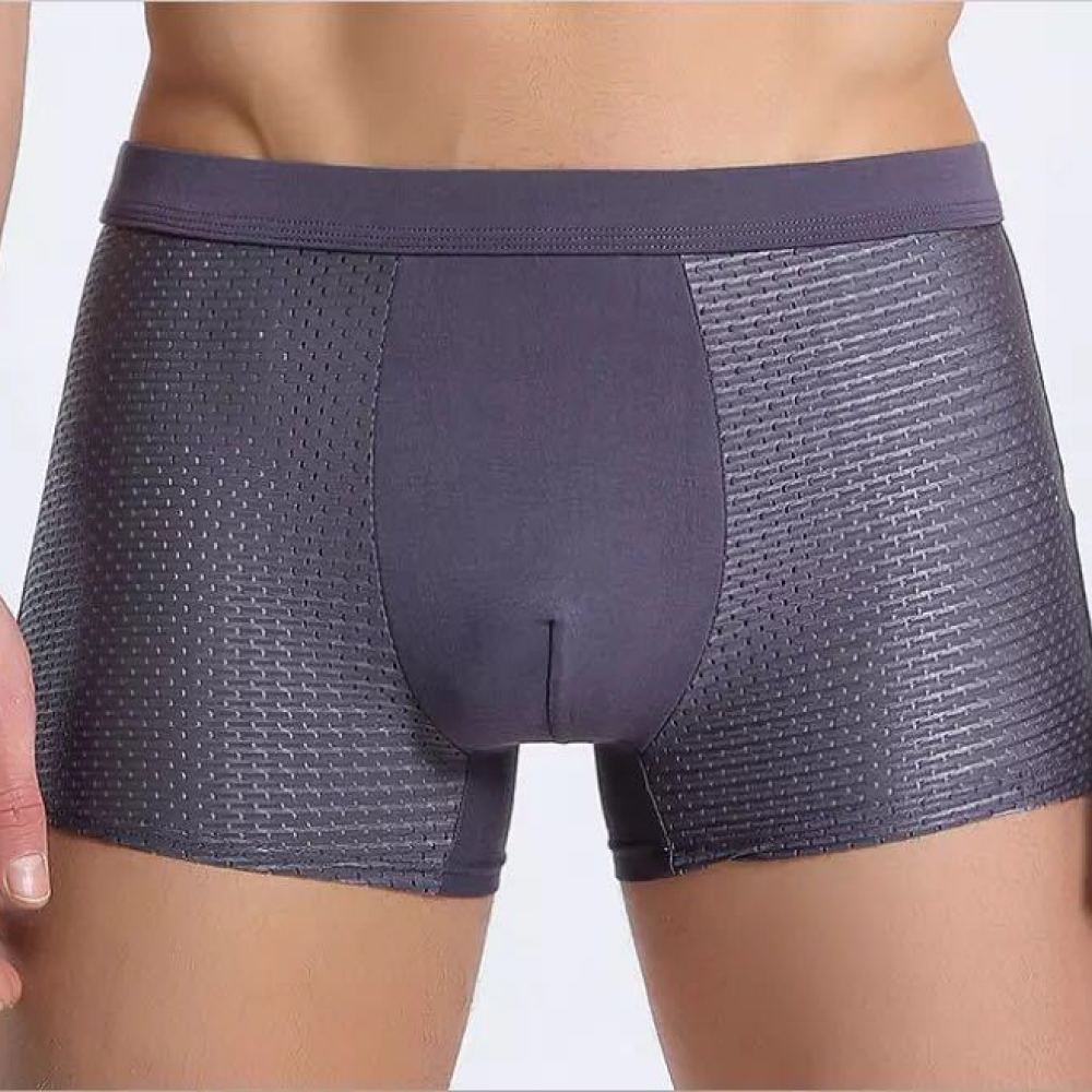 メンズ下着 アイスシルク ボクサーブリーフ メッシュ 夏用  - Mesh Sport Boxer のレビューと価格