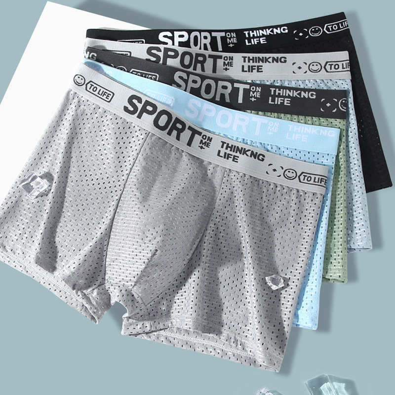 5枚組 メンズ アイスシルク メッシュ ボクサーショーツ セ - Mesh Sport Boxer のレビューと価格