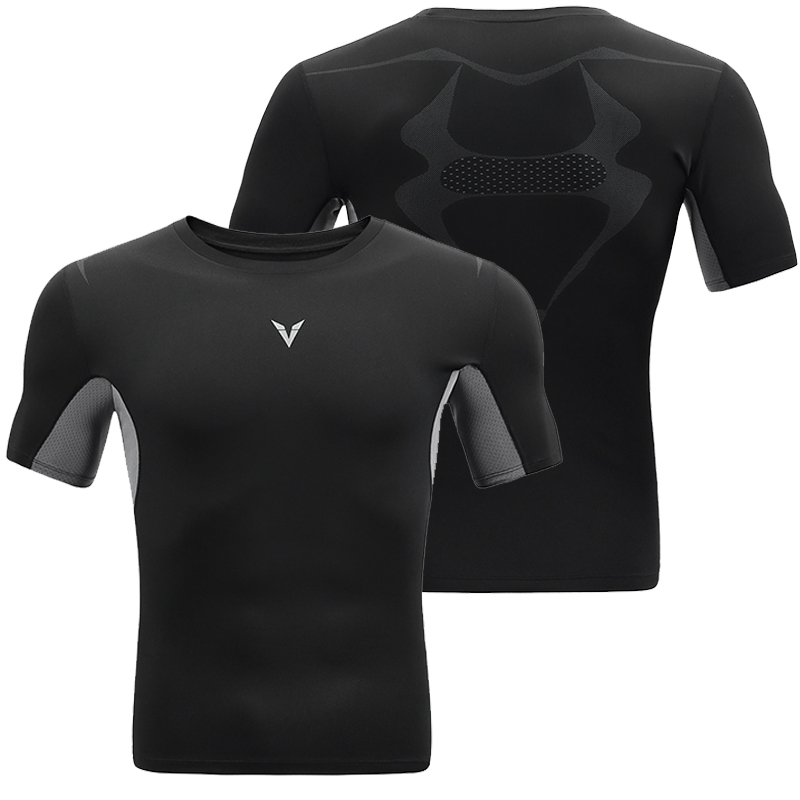 メンズ半袖コンプレッションタイツ,フィットネススポーツウェア - T Shirt Tight Fit のレビューと価格