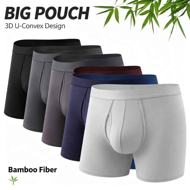 ビッグポーチ メンズ バンブーファイバー ボクサーブリーフ  - Bamboo Fiber Trunk のレビューと価格