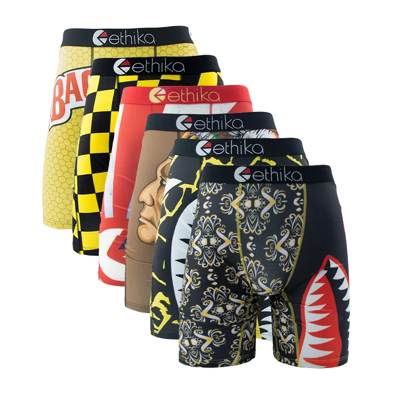 ETHIKA 6 個男性下着ボクサー通気性の男水泳パンツプラ - Boxer Shorts Modal のレビューと価格