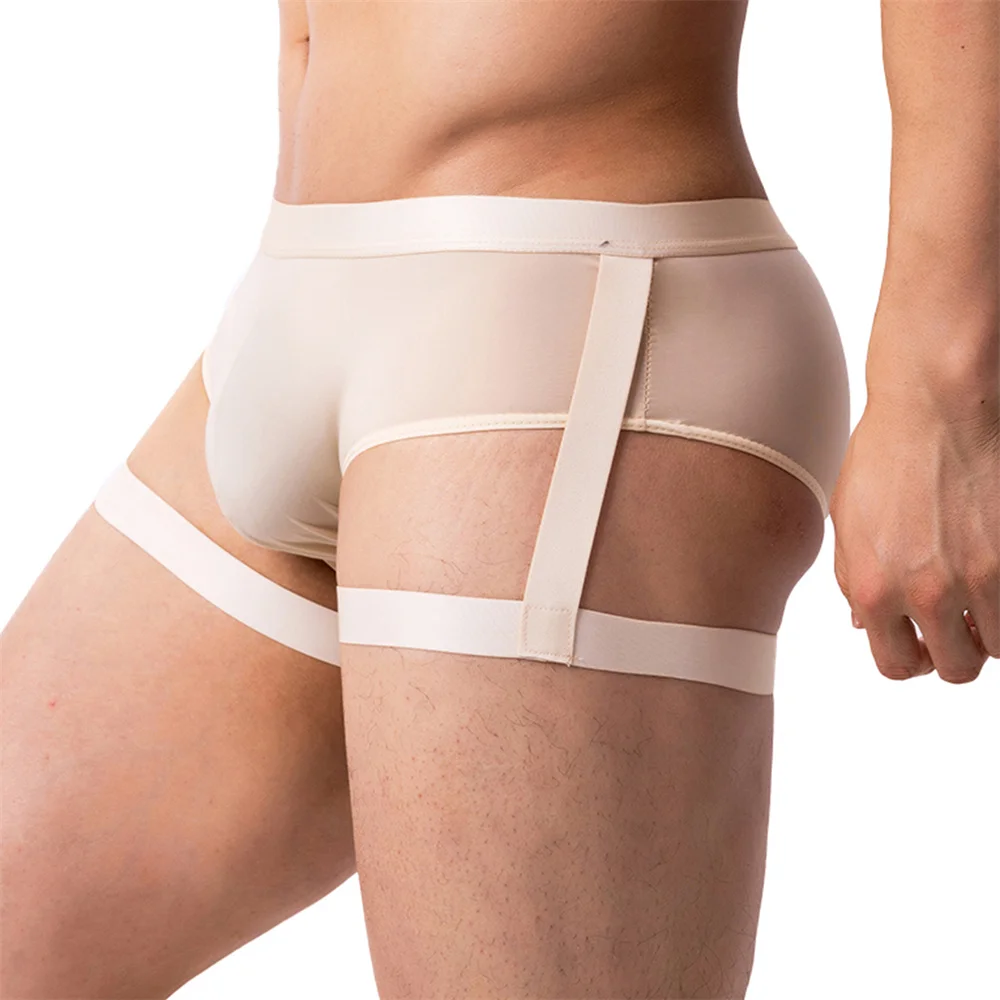 メンズ無地ボクサー下着アイスシルクパンツソフトで快適なブリー - Bamboo Fiber Trunk のレビューと価格