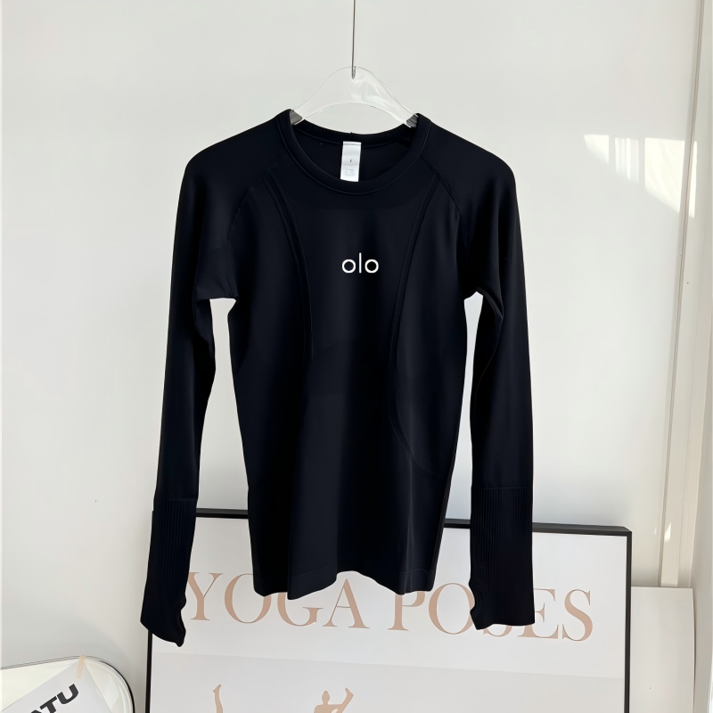 フィットネストップヨガスーツ、女性用タイトフィット長袖スリム - T Shirt Tight Fit のレビューと価格