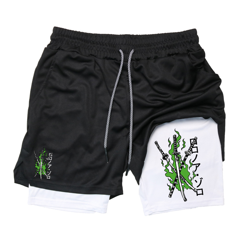 メンズ ランニングショーツ 2in1 ジム ワークアウト コ - Compression Shorts Athletes のレビューと価格