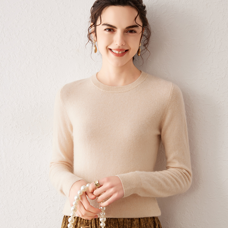 女性の 100% ピュアカシミヤセーター 2025 秋冬クル - Thermal Long John のレビューと価格