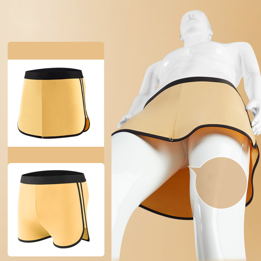 男性セクシーなモーダルルーズアローパンツ下着ドレスオープンク - Boxer Shorts Modal のレビューと価格